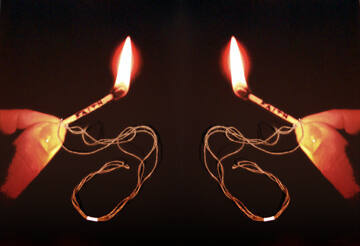 Faith (cover print), from Exit Art portfolio, 2003: IN THE YEAR OF THREE
