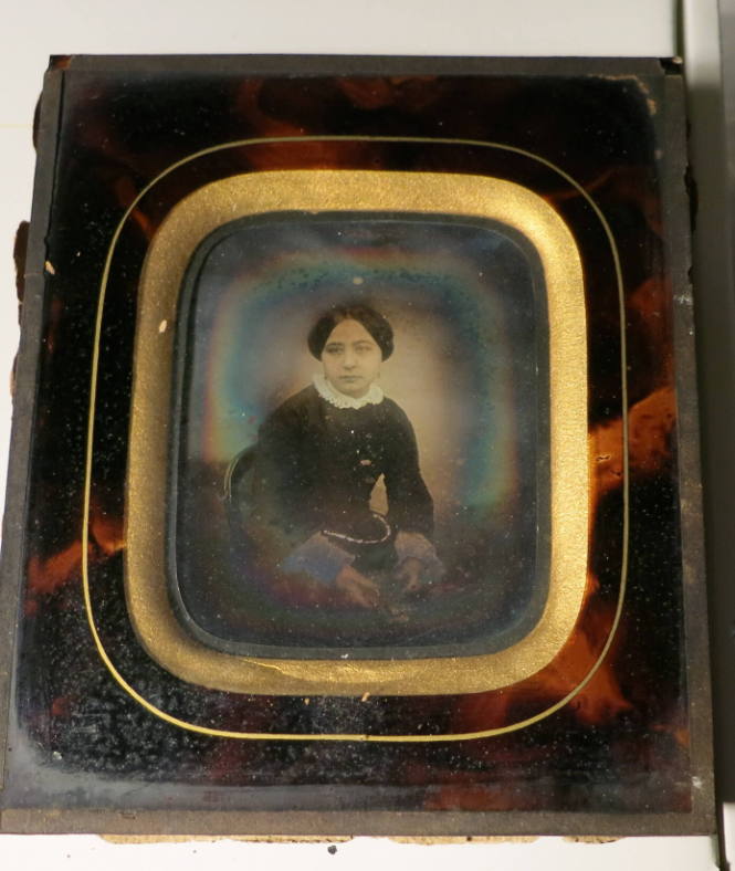 Seated Woman with Lace Collar