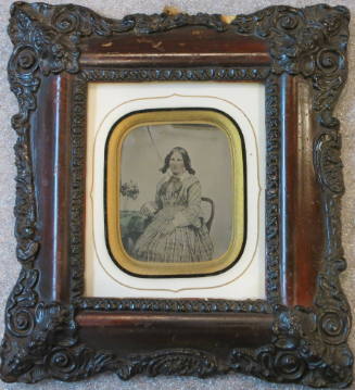 Elizabeth Bunn. This likeness was taken July 19th, 1858, Aged 33.