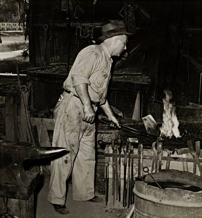 Blacksmith Shop, Abbeville, Louisiana, October