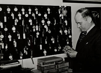 Jeweler and Watch Repair Man, San Augustine, Texas, April