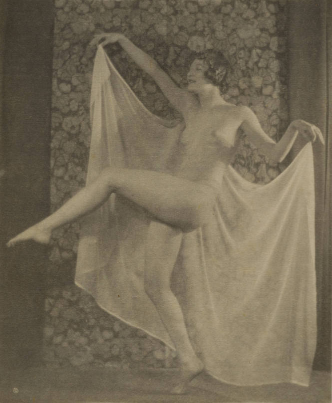 Untitled (Standing nude, posed on one foot), from the series The Female Figure