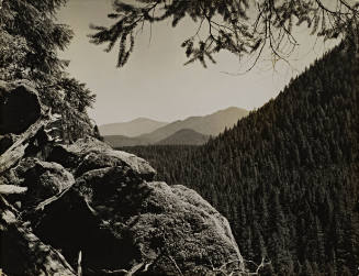 Mountain Ranges in the Willamette National Forest, Lynn County, Oregon