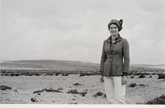 Nancy Graves in the Desert, Morocco