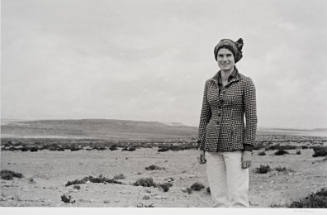 Nancy Graves in the Desert, Morocco