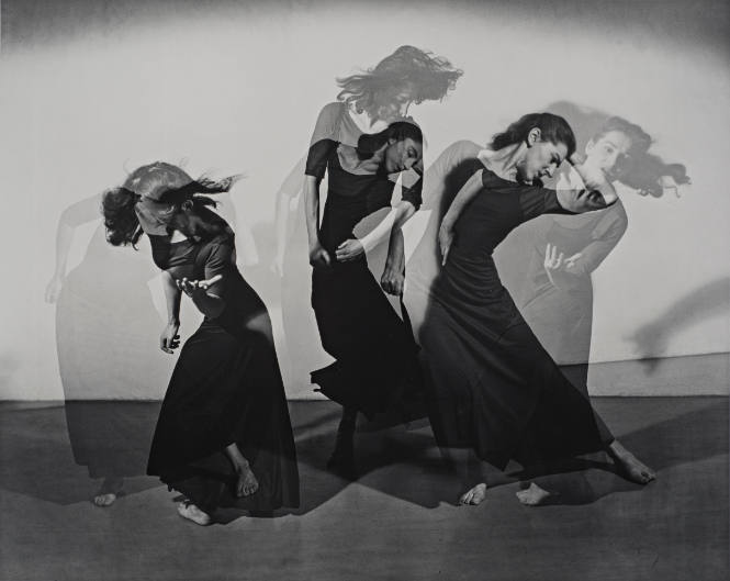 Martha Graham American Document Trio (double exposure)