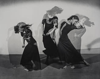 Martha Graham American Document Trio (double exposure)