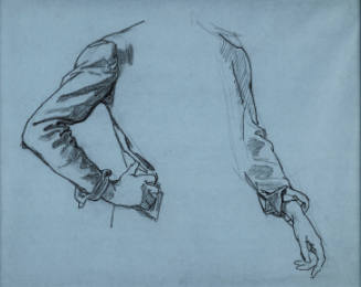 Etude d'un buste d'homme (Study of a bust of a man)