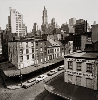 The East Side of Washington Street between Reade and Chambers Streets, from "The Destruction of Lower Manhattan" series