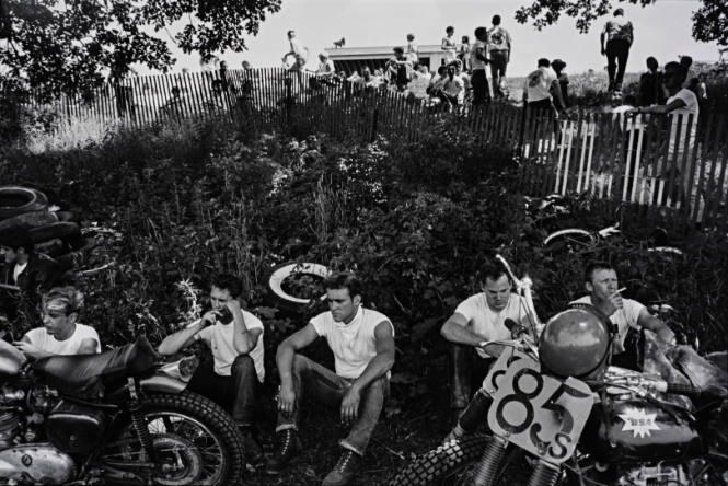 Racers, McHenry, Illinois, from "The Bikeriders" series