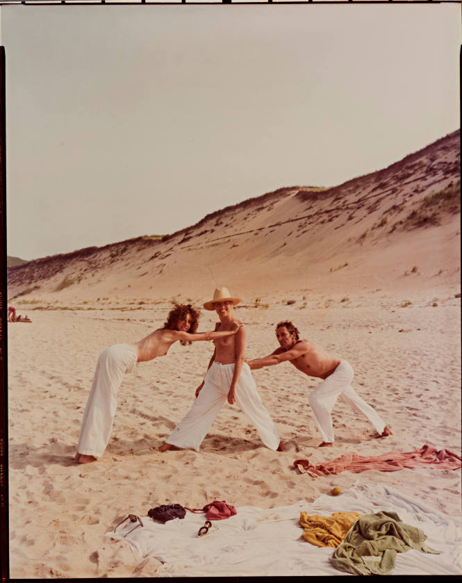 Vivian, Elizabeth and Murray, Longnook Beach