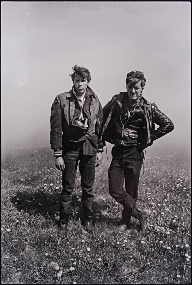 Dave and Rawhide (Columbus Outlaws), Elkhorn, Wisconsin, from "The Bikeriders" series