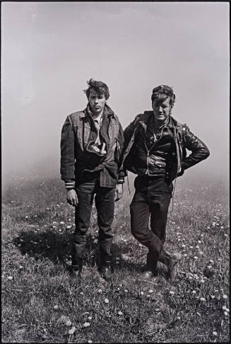 Dave and Rawhide (Columbus Outlaws), Elkhorn, Wisconsin, from "The Bikeriders" series