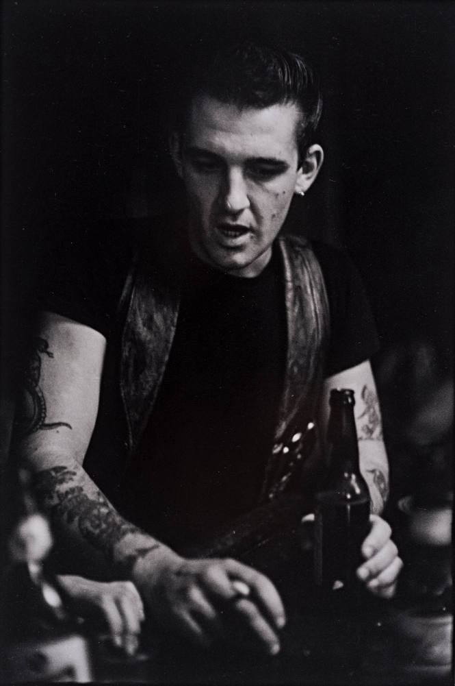 Corky at an Apache Dance, Chicago, from "The Bikeriders" series