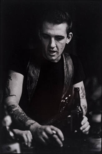 Corky at an Apache Dance, Chicago, from "The Bikeriders" series