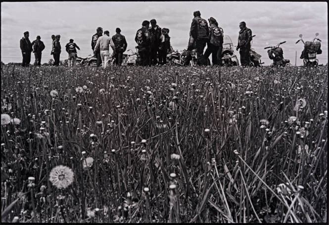 Outlaw Camp, Elkhorn, Wisconsin, from "The Bikeriders" series