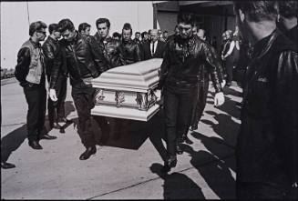 Renegade's Funeral, Detroit (Pallbearers Carrying Casket), from "The Bikeriders" series