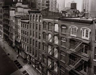 The North Side of Beekman Street between William and Nassau Streets, from "The Destruction of Lower Manhattan" series