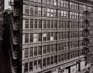 The West Side of Gold Street between Ann and Beekman Streets, from "The Destruction of Lower Manhattan" series