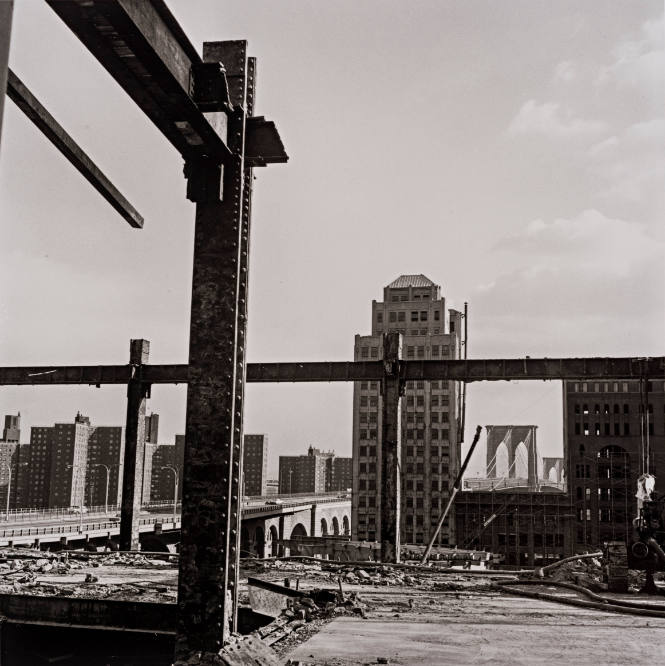 100 Gold Street Seen from the Remains of the Tribune Building, from "The Destruction of Lower Manhattan" series