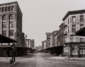Washington Street, View North from Chambers Street, from "The Destruction of Lower Manhattan" series
