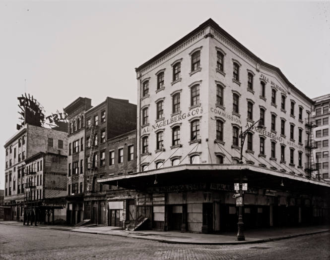 The Northwest Corner of Washington at Harrison Street, from "The Destruction of Lower Manhattan" series