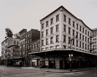 The Northwest Corner of Washington at Harrison Street, from "The Destruction of Lower Manhattan" series