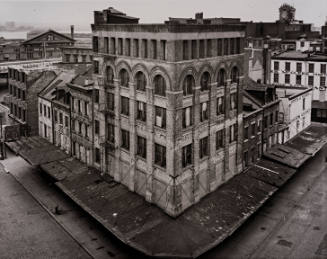 The Northwest Corner of Washington and Chambers Streets, from "The Destruction of Lower Manhattan" series