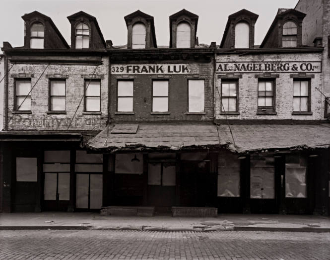 327, 329, and 331 Washington Street, between Jay and Harrison Streets, from "The Destruction of Lower Manhattan" series