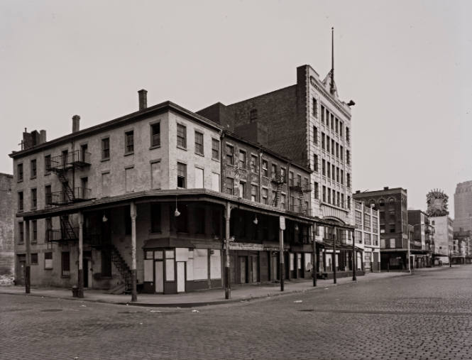 West Street at Beach, from "The Destruction of Lower Manhattan" series
