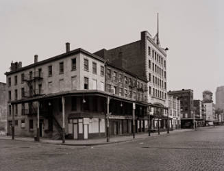West Street at Beach, from "The Destruction of Lower Manhattan" series