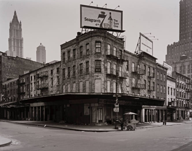 West Street at Warren, from "The Destruction of Lower Manhattan" series