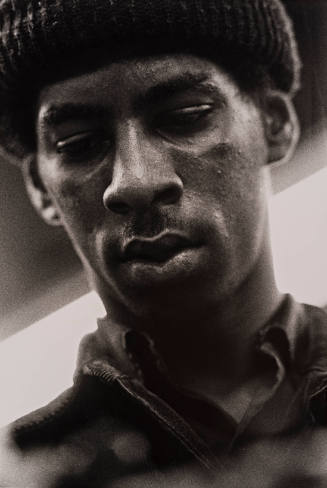 Worker Series (black man in knitted cap)