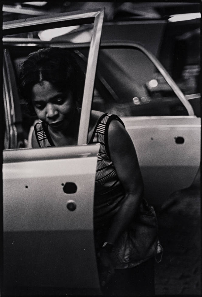 Automobile Factory, Detroit (black woman working on interior)