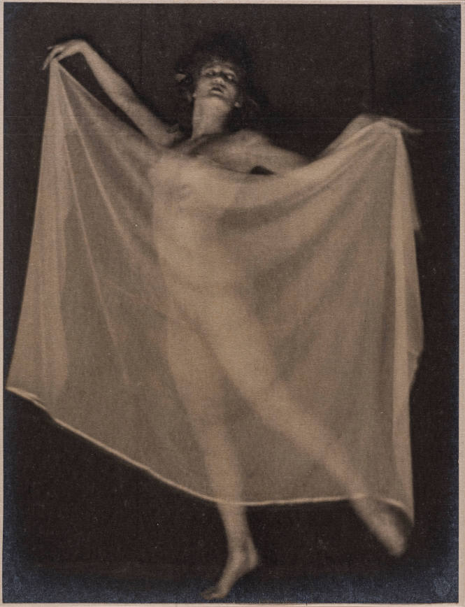 Standing Nude in Arabesque Pose, from the series "The Female Figure"
