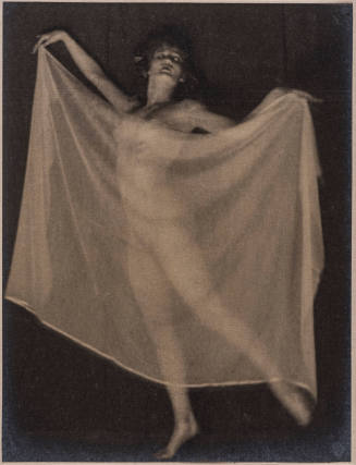 Standing Nude in Arabesque Pose, from the series "The Female Figure"