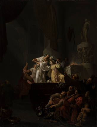 The High Priest Coresus Sacrificing Himself to Save Callirhoe