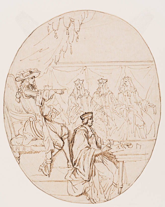 Louis XIV Holding a Provincial "lit de justice"