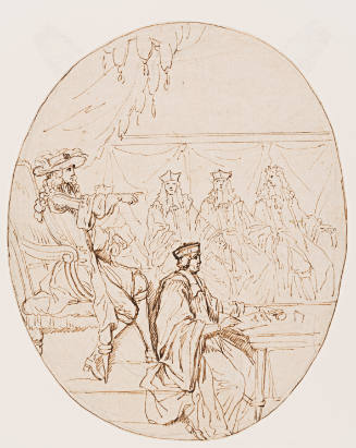 Louis XIV Holding a Provincial "lit de justice"