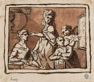 Clients of a young artist
