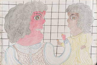 Two Women with Raised Glasses