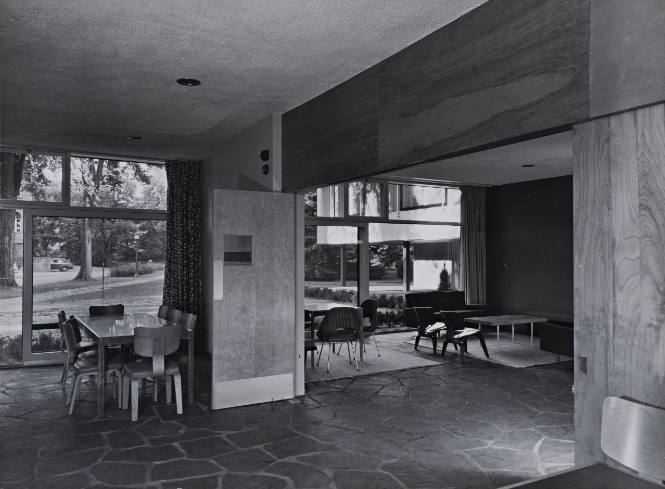 Vassar College, Ferry House—Interior, Dining/Living Room