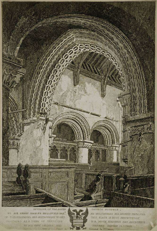 Interior of Walsoken Church, Norfolk