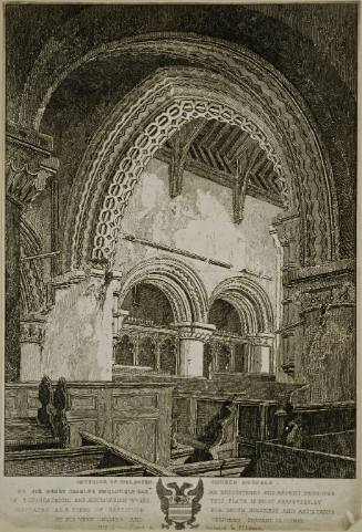 Interior of Walsoken Church, Norfolk