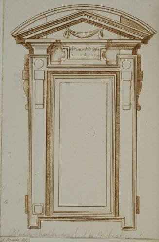 Chinorise delle fogli - Architectural detail of door and pediment