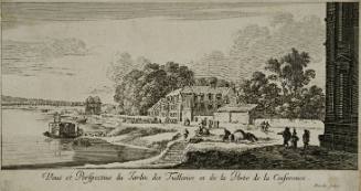 Veuë et Pespective du Jardin des Tuileries et de la Porte de la Conference