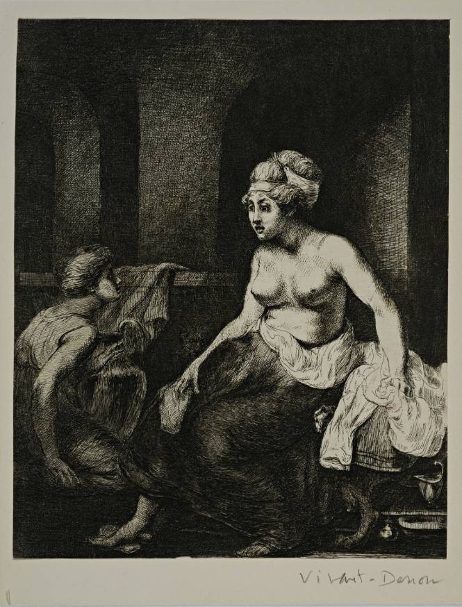 Bathing Woman (pastiche in the style of Rembrandt)