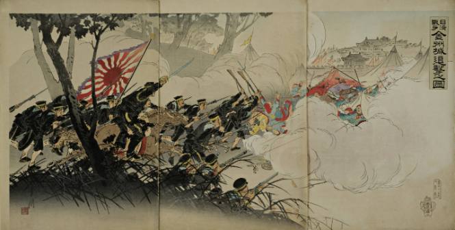 Sino-Japanese War: Pursuing the Retreating Enemy at Jinzhoucheng