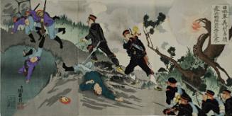 Japanese Forces Occupy Yizhou; Russian Soldiers Flee to the North Bank of the Yalu River