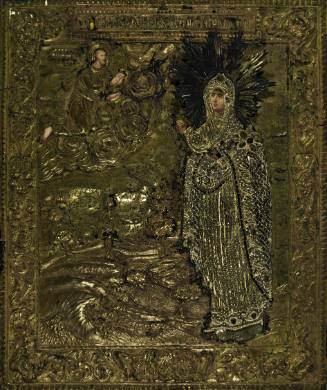 Saint Paraskeva with Christ
